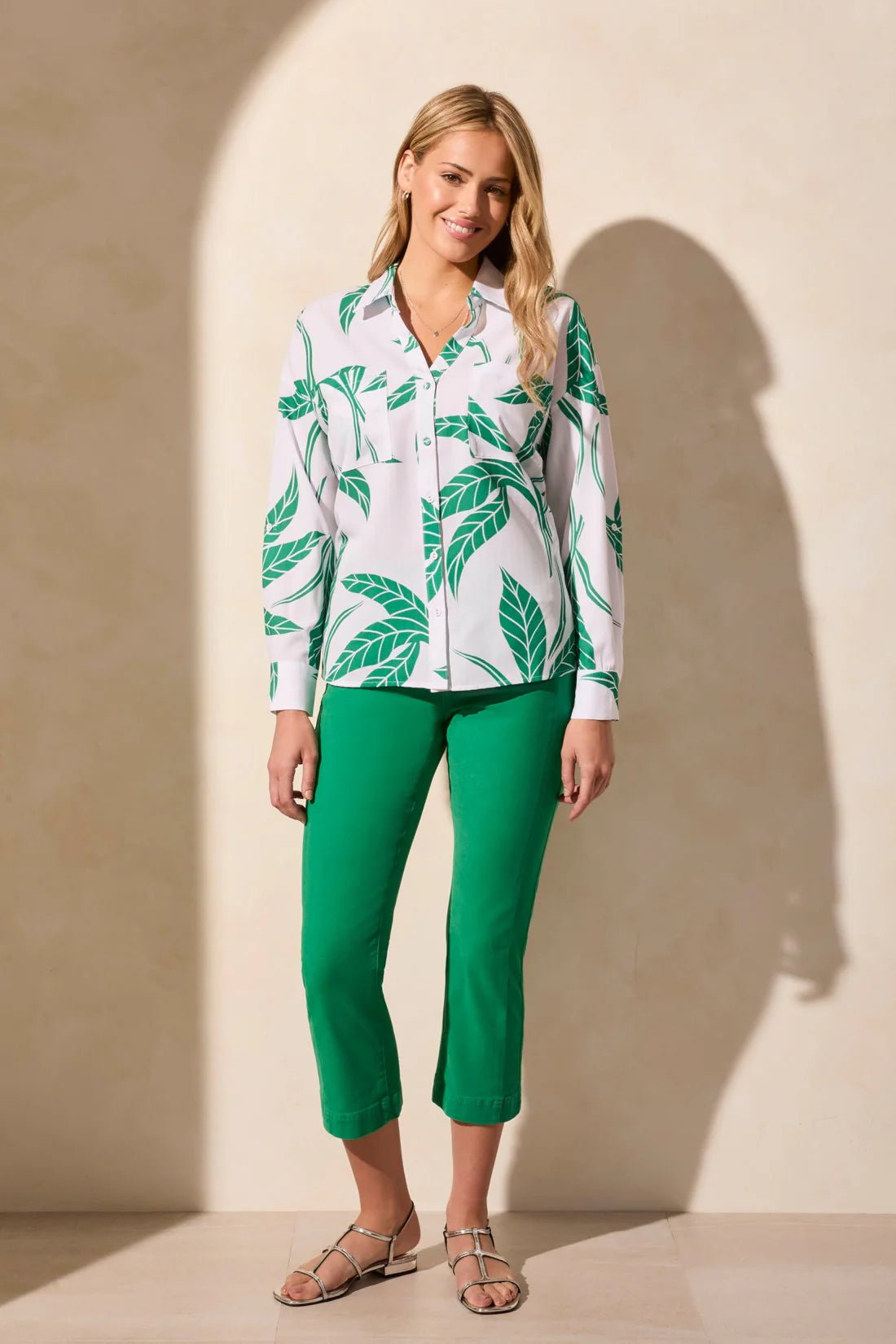 Foliage Printed Blouse