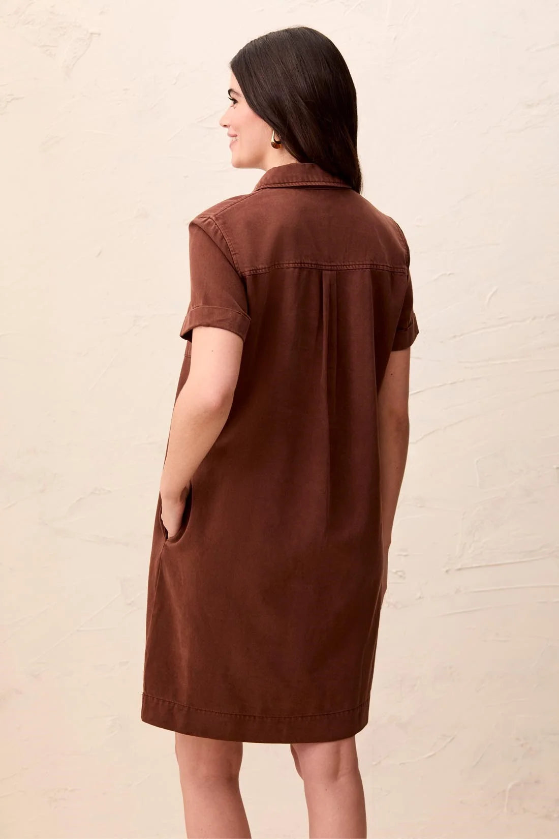 Pop Over Shirt Dress