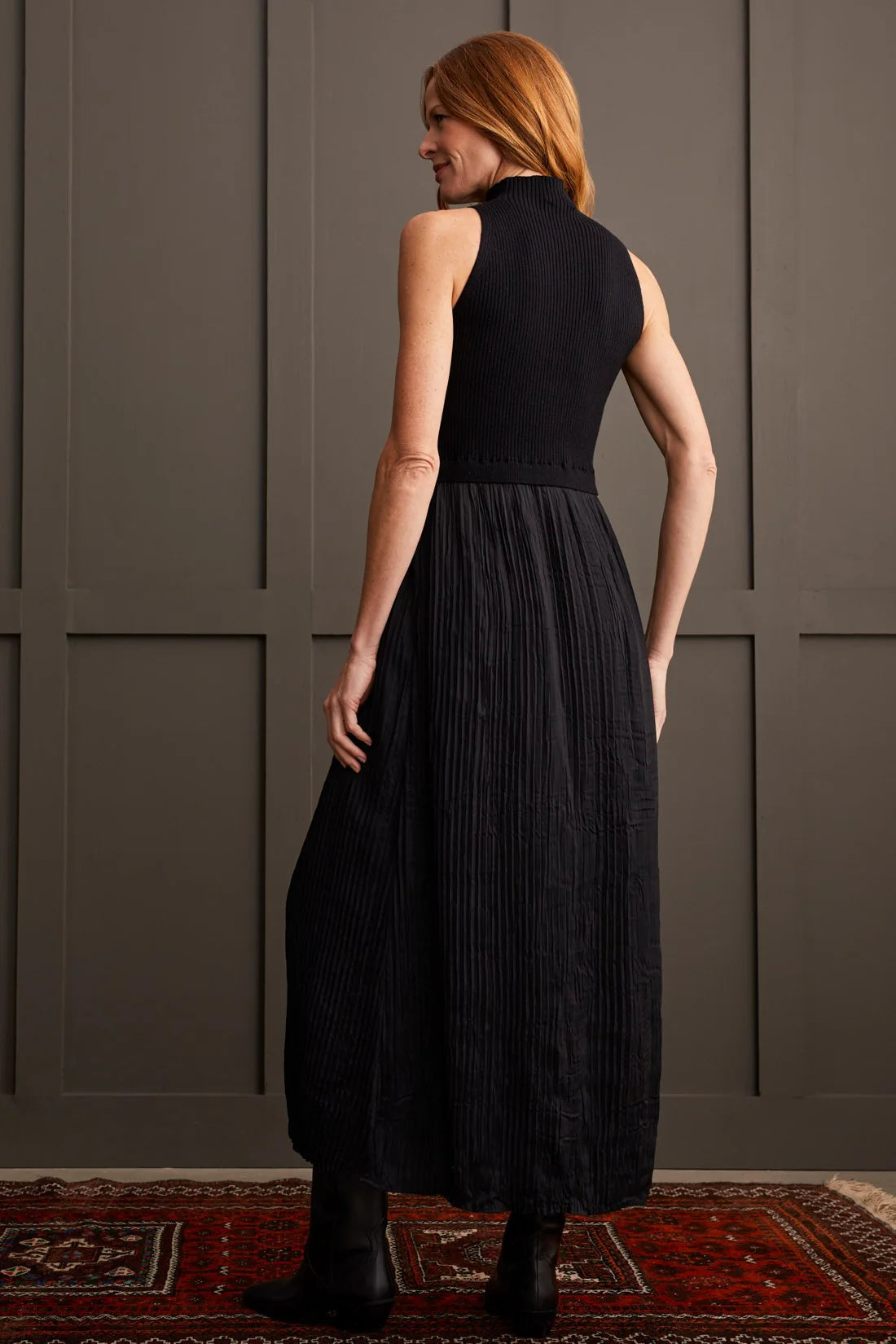 Femme Sleeveless Twofer Maxi Dress