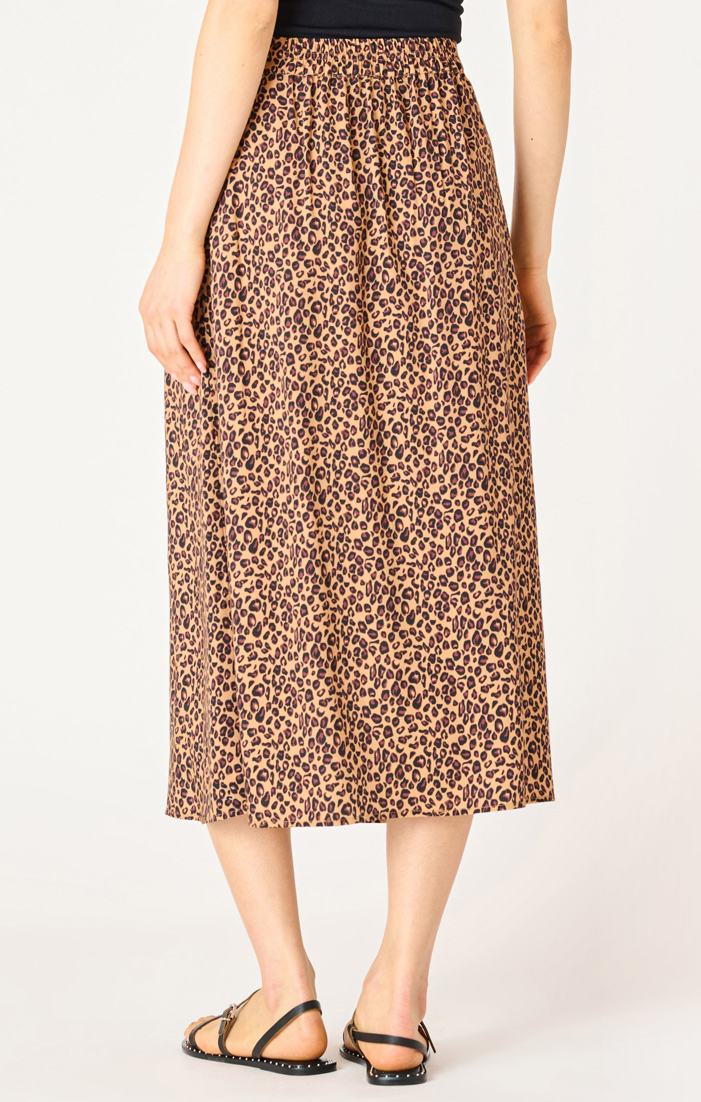 Button front Midi Skirt