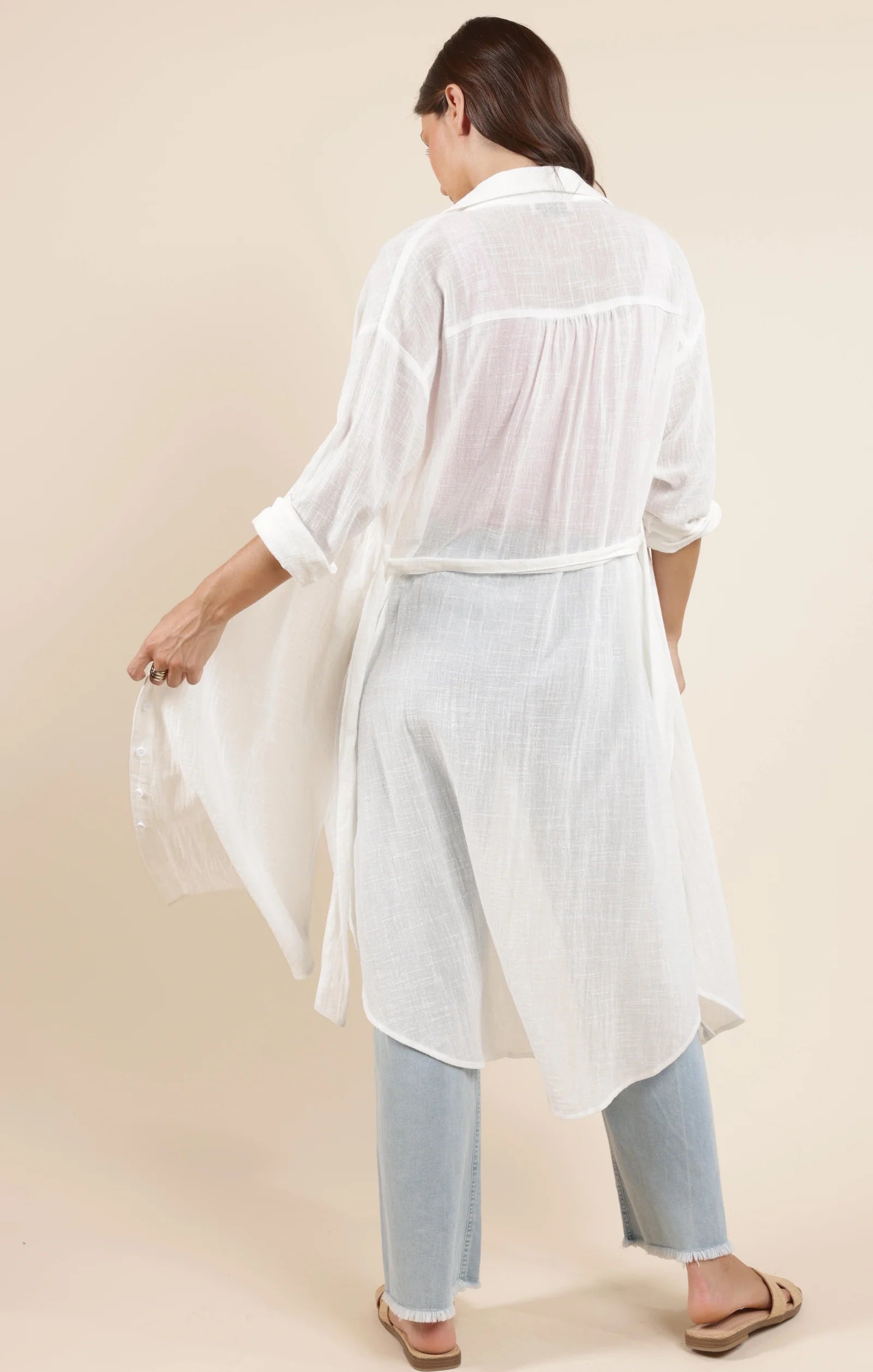 So Cal Shirt Dress Duster