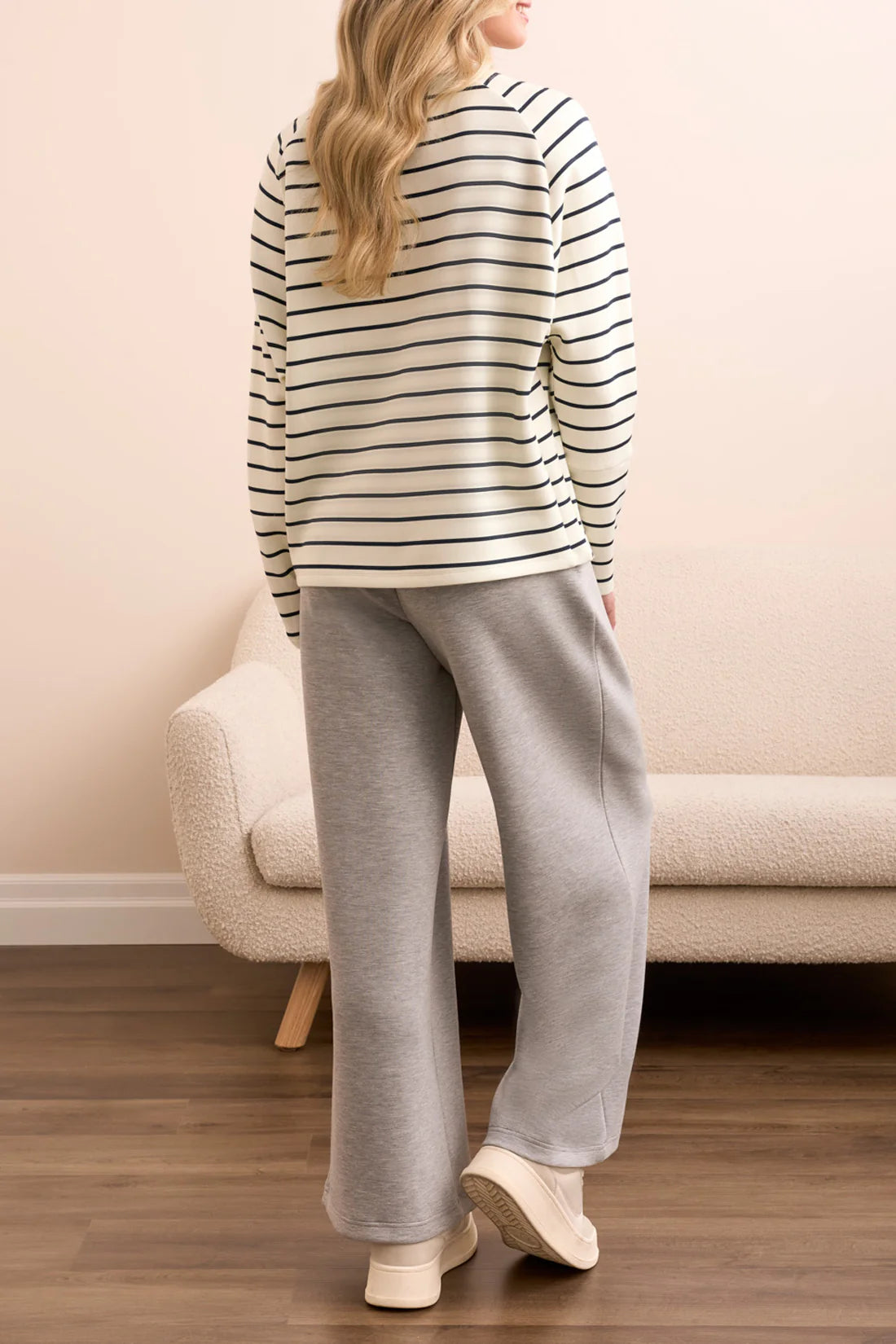 Stripe Crew Neck Top