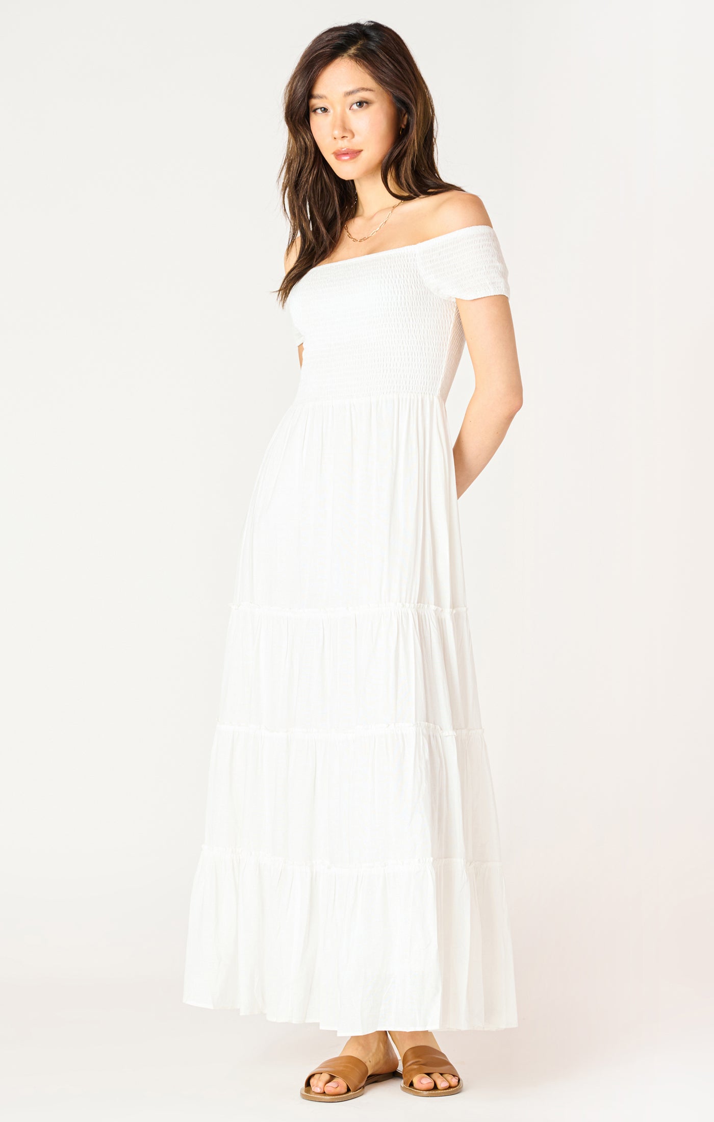 Smocked Tiered Maxi Dress