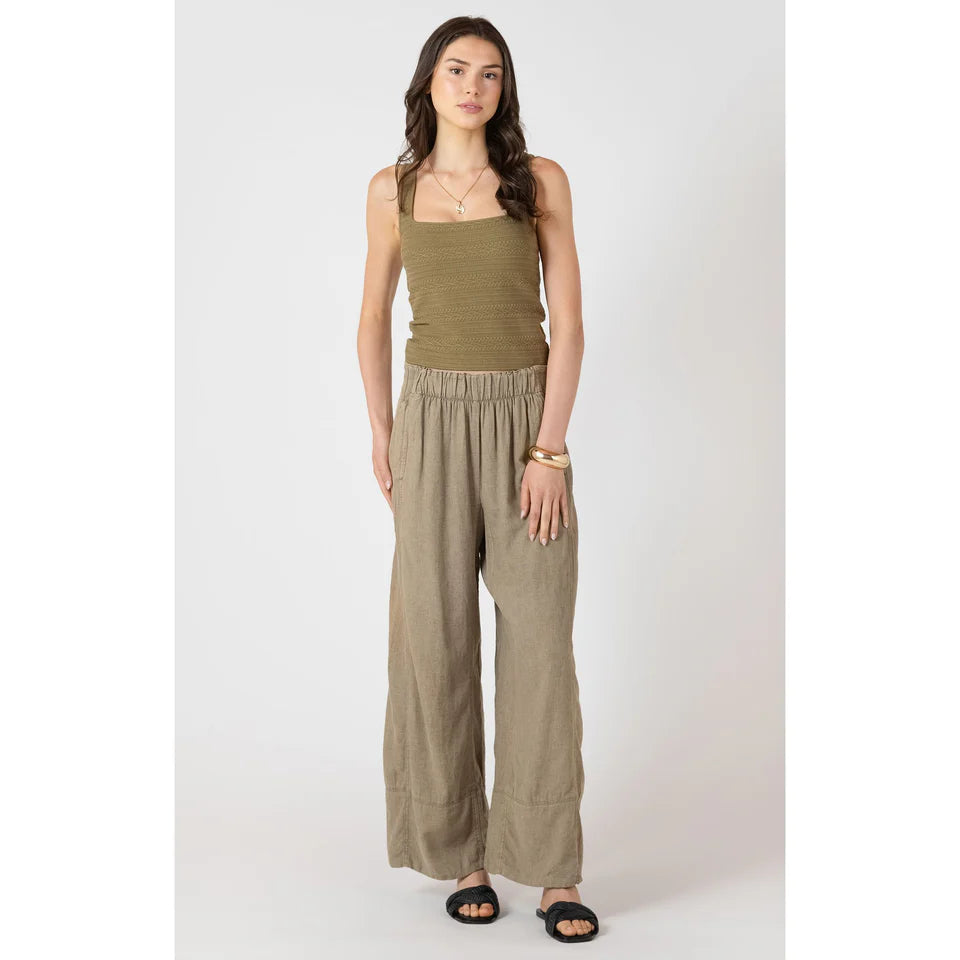 Square Neck Textured Tank