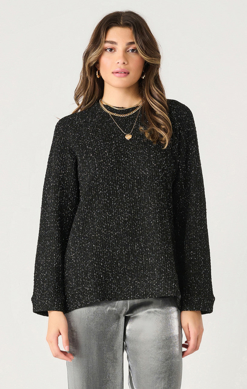 Dex Oversized Shimmer Top