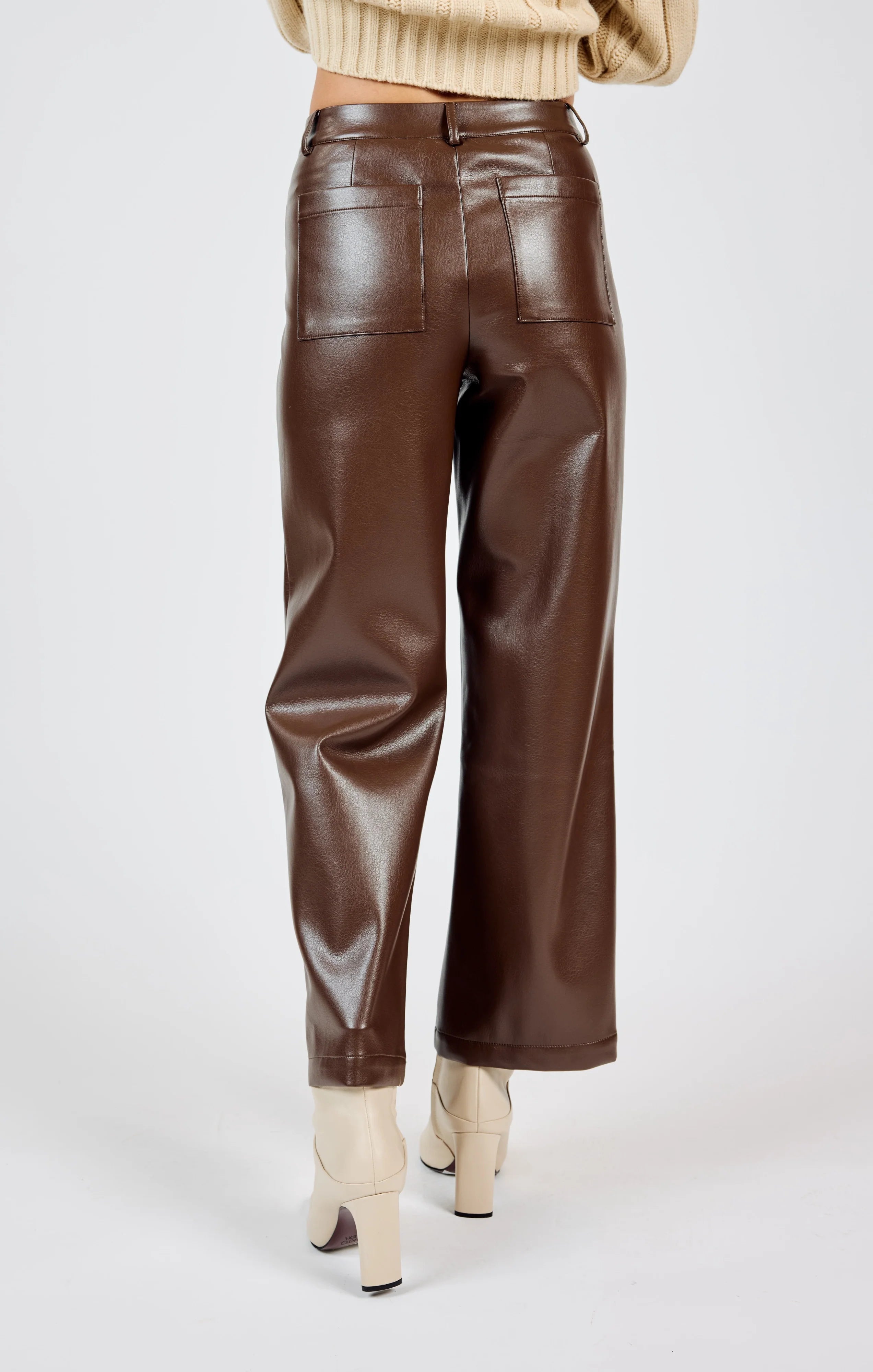 Night Vision Faux Leather Pants