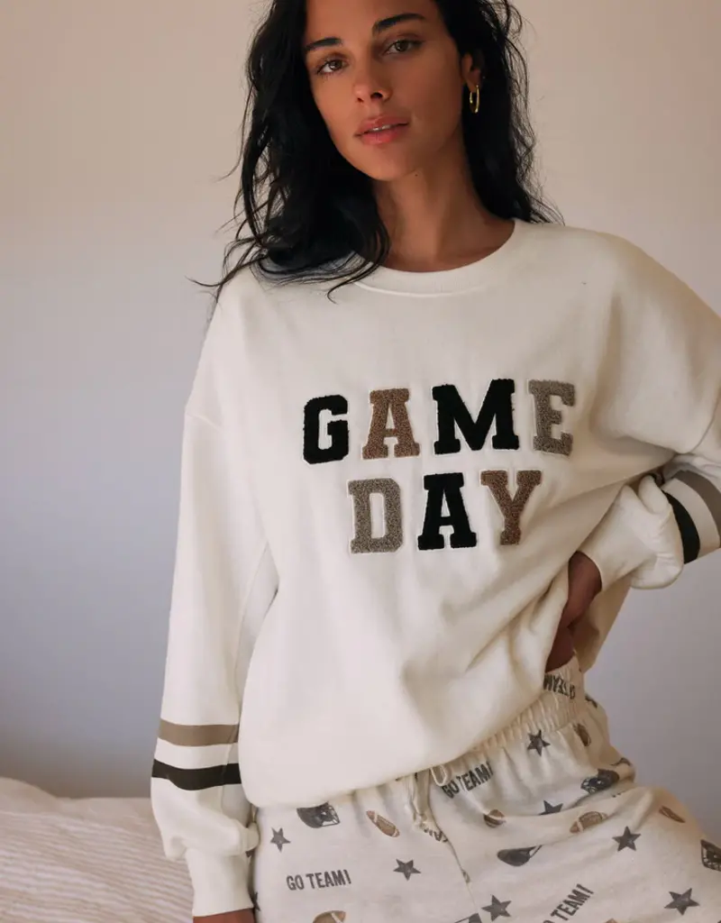 Oversized Game Time Sweatshirt