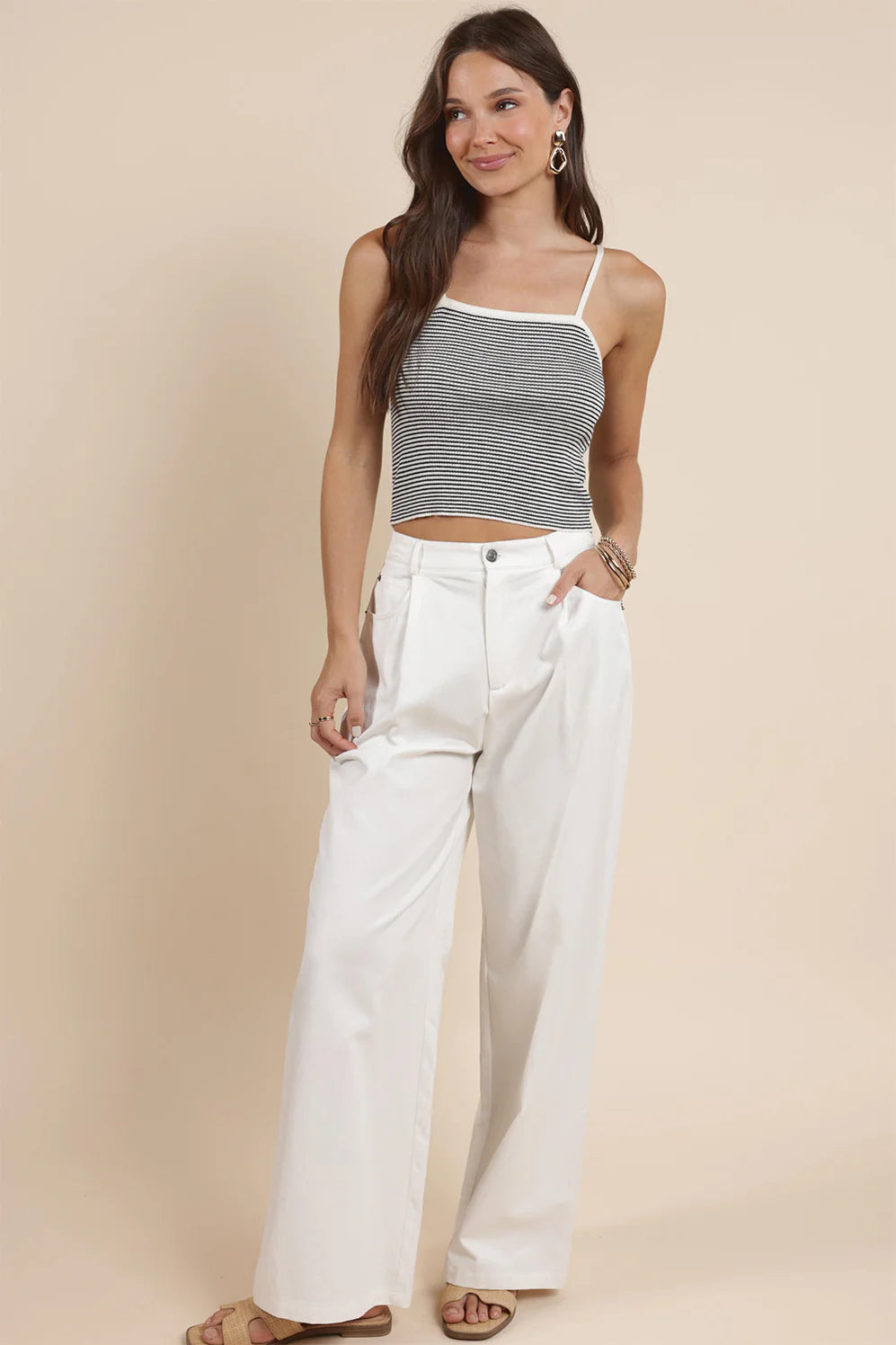 Pepster Striped Tank
